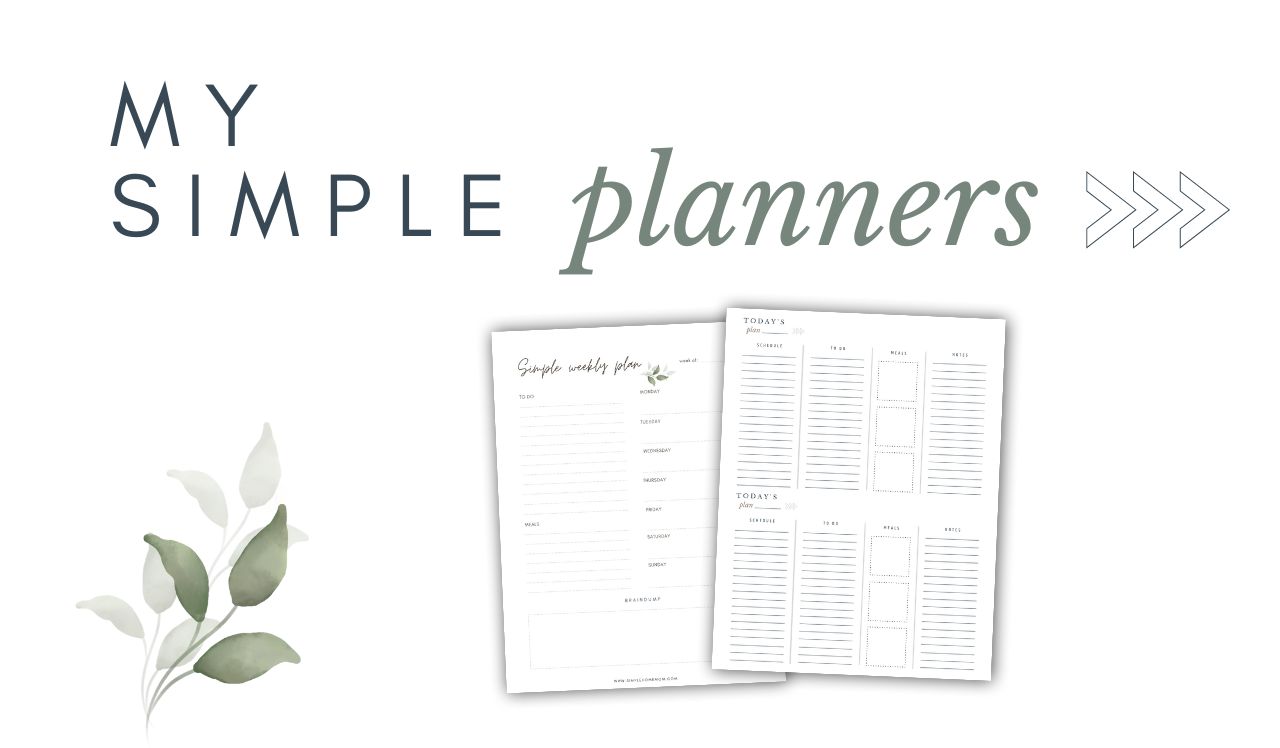 My Simple Planners Graphic headers